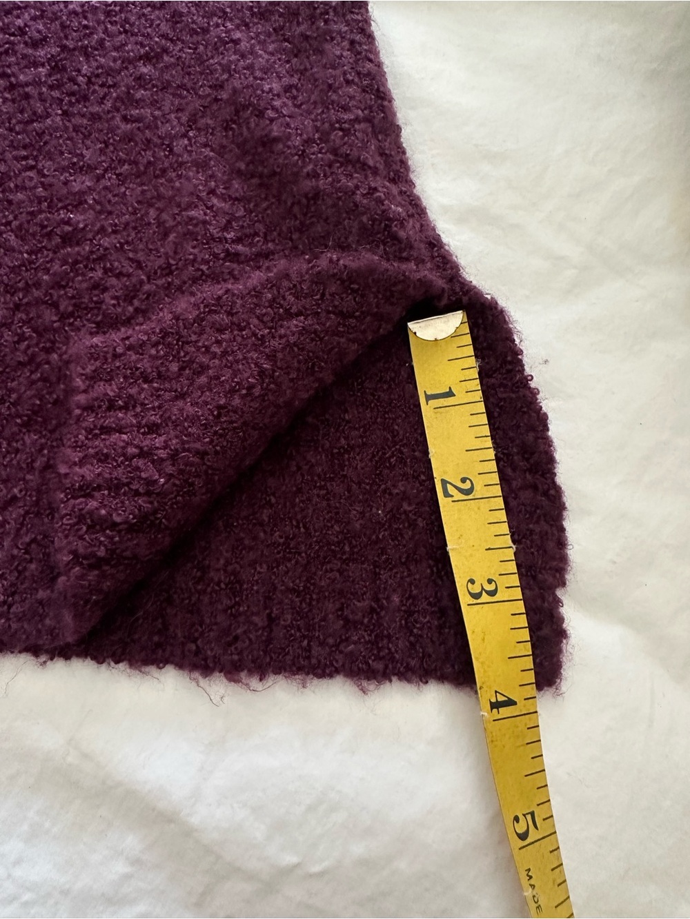 Calvin Klein Plum Mock Neck Tunic Sweater, size XL - Picture 9 of 14